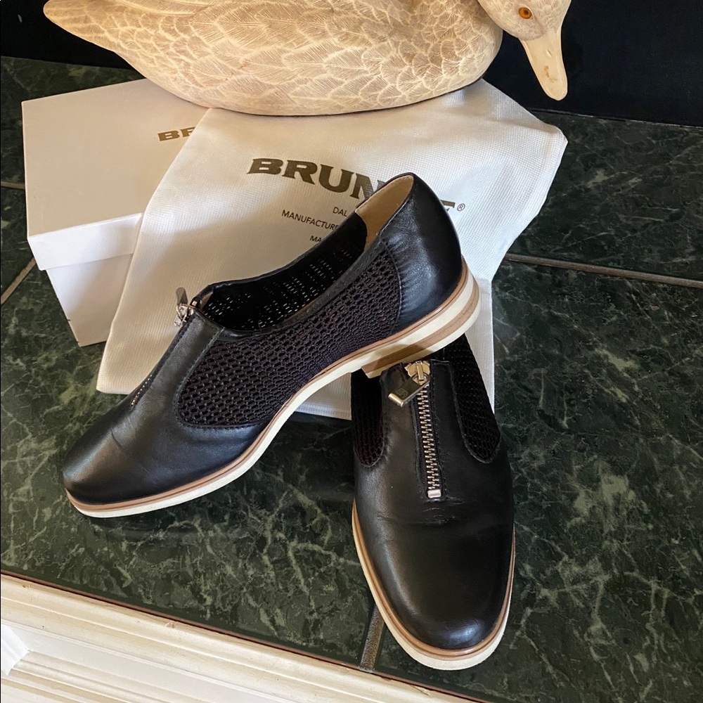 Brunate  Italian Leather Loafers - Nappa  Nero
